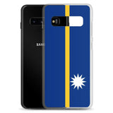 Coque samsung drapeau nauru souple antichoc compatible