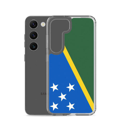 Coque samsung drapeau salomon souple antichoc résistante