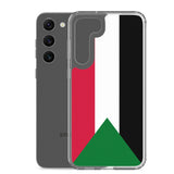 Coque samsung drapeau soudan souple antichoc resistant