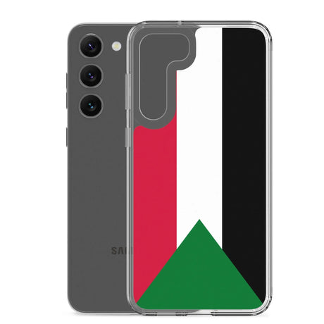 Coque samsung drapeau soudan souple antichoc resistant