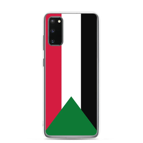 Coque samsung drapeau soudan souple antichoc resistant