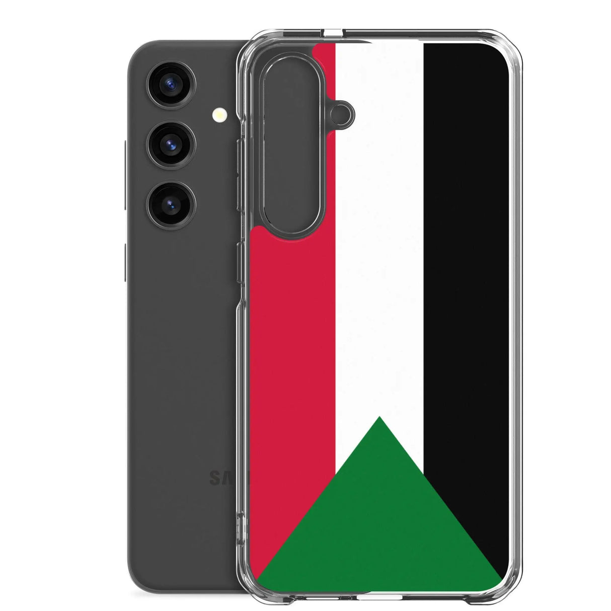 Coque samsung drapeau soudan souple antichoc resistant
