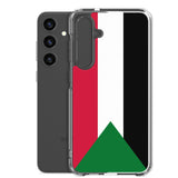 Coque samsung drapeau soudan souple antichoc resistant