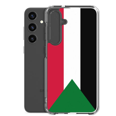 Coque samsung drapeau soudan souple antichoc resistant