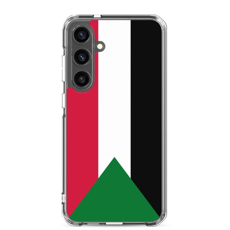 Coque samsung drapeau soudan souple antichoc resistant