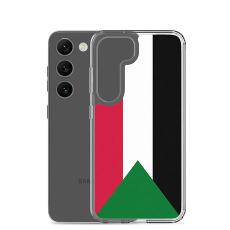 Coque samsung drapeau soudan souple antichoc resistant