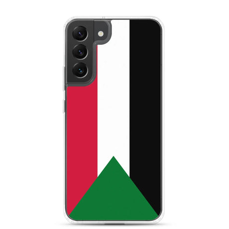 Coque samsung drapeau soudan souple antichoc resistant