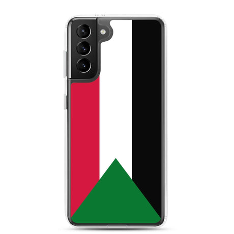 Coque samsung drapeau soudan souple antichoc resistant