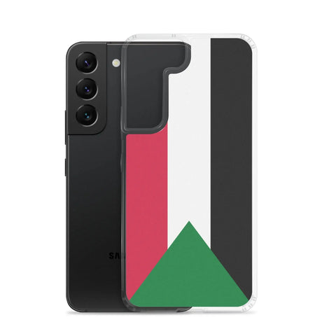 Coque samsung drapeau soudan souple antichoc resistant