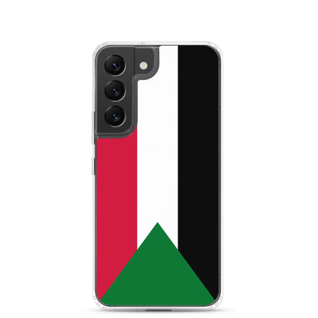 Coque samsung drapeau soudan souple antichoc resistant
