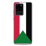 Coque samsung drapeau soudan souple antichoc resistant