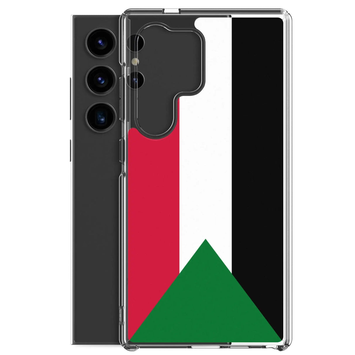 Coque samsung drapeau soudan souple antichoc resistant