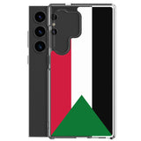 Coque samsung drapeau soudan souple antichoc resistant