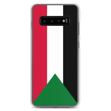 Coque samsung drapeau soudan souple antichoc resistant