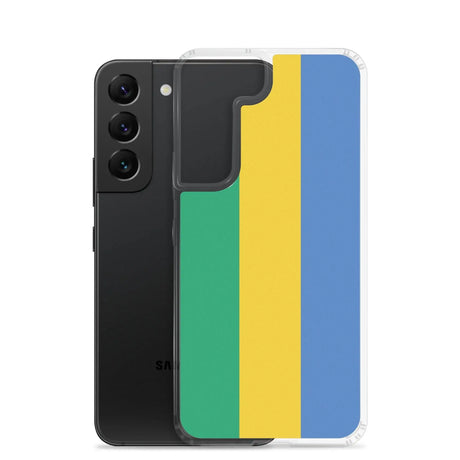 Coque samsung gabon souple antichoc motif drapeau