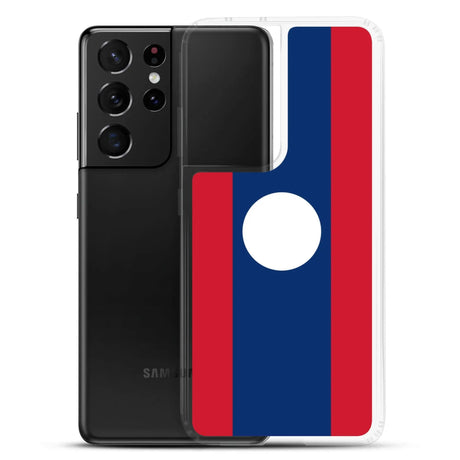 Coque samsung galaxy drapeau laos souple antichoc résistante