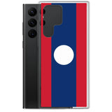 Coque samsung galaxy drapeau laos souple antichoc résistante