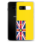 Coque samsung galaxy drapeau niue souple antichoc résistante
