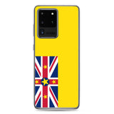 Coque samsung galaxy drapeau niue souple antichoc résistante