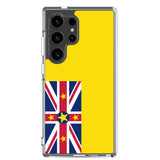 Coque samsung galaxy drapeau niue souple antichoc résistante