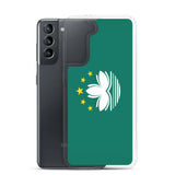 Coque samsung macao souple antichoc motif drapeau
