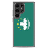 Coque samsung macao souple antichoc motif drapeau