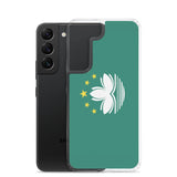 Coque samsung macao souple antichoc motif drapeau