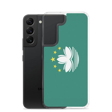 Coque samsung macao souple antichoc motif drapeau