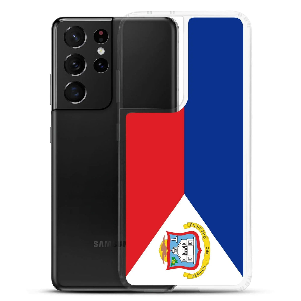 Coque samsung saint-martin souple antichoc drapeau