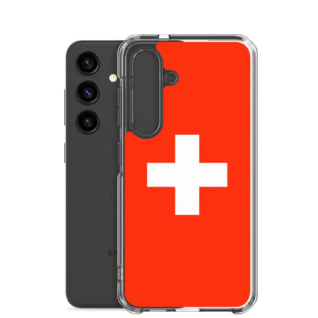 Coque samsung suisse souple antichoc motif drapeau armoiries
