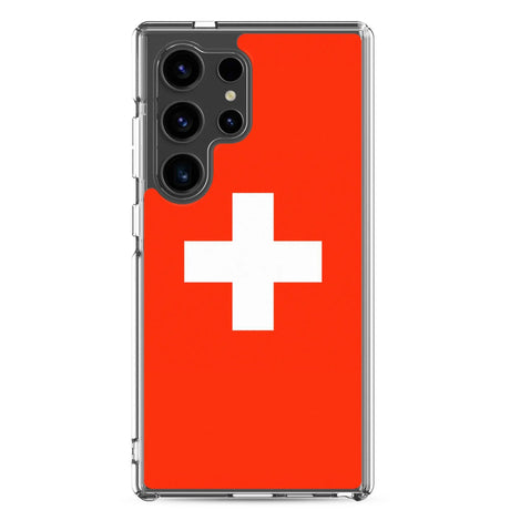 Coque samsung suisse souple antichoc motif drapeau armoiries