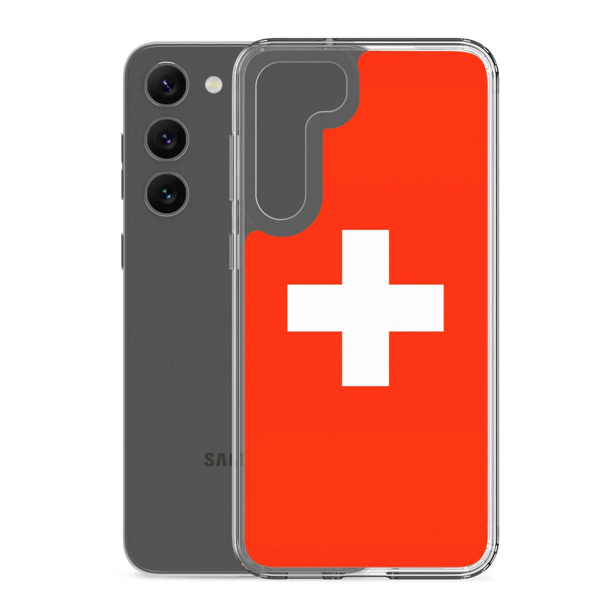 Coque samsung suisse souple antichoc motif drapeau armoiries