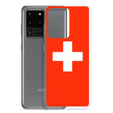 Coque samsung suisse souple antichoc motif drapeau armoiries