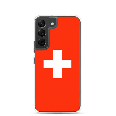 Coque samsung suisse souple antichoc motif drapeau armoiries