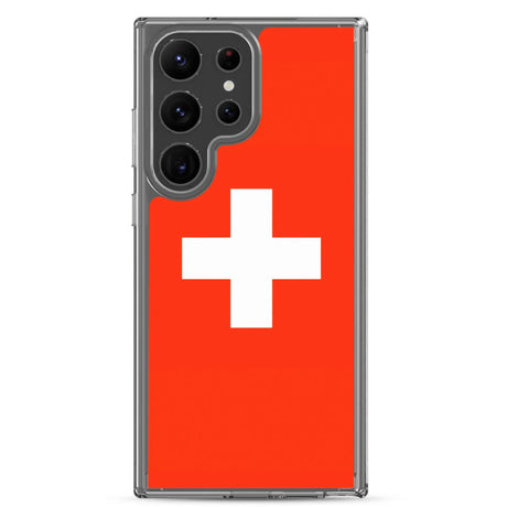 Coque samsung suisse souple antichoc motif drapeau armoiries