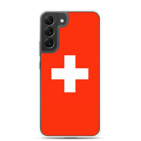 Coque samsung suisse souple antichoc motif drapeau armoiries
