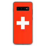 Coque samsung suisse souple antichoc motif drapeau armoiries