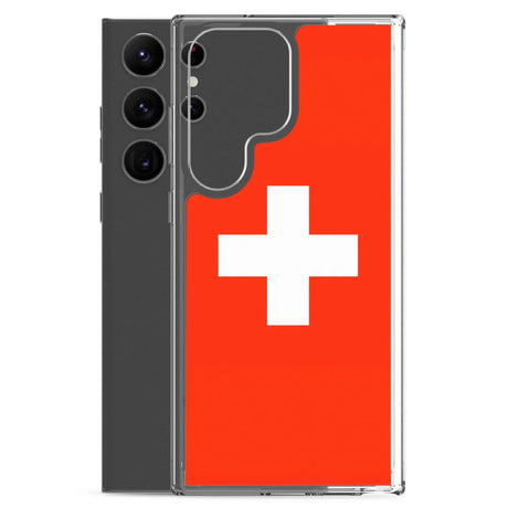 Coque samsung suisse souple antichoc motif drapeau armoiries