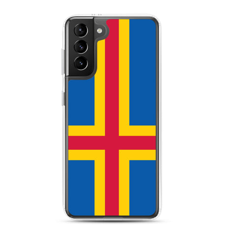 Coque Téléphone Drapeau d'Åland - Pixelforma