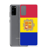 Coque Téléphone Drapeau d'Andorre - Pixelforma