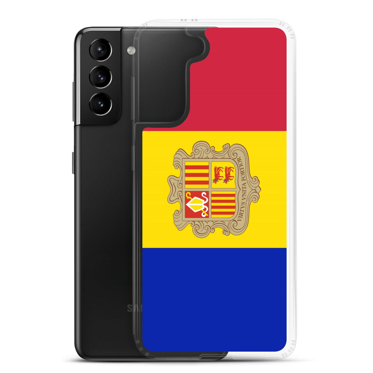 Coque Téléphone Drapeau d'Andorre - Pixelforma