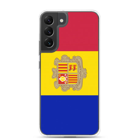 Coque Téléphone Drapeau d'Andorre - Pixelforma