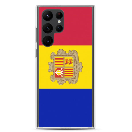 Coque Téléphone Drapeau d'Andorre - Pixelforma