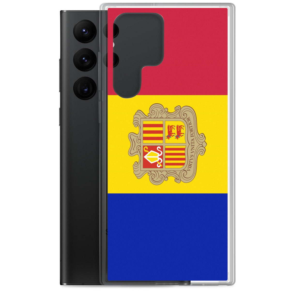 Coque Téléphone Drapeau d'Andorre - Pixelforma