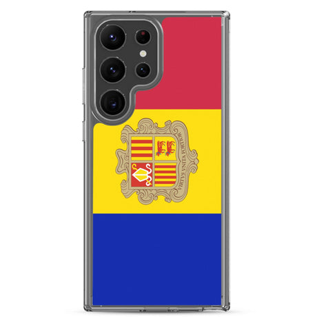 Coque Téléphone Drapeau d'Andorre - Pixelforma