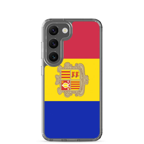 Coque Téléphone Drapeau d'Andorre - Pixelforma