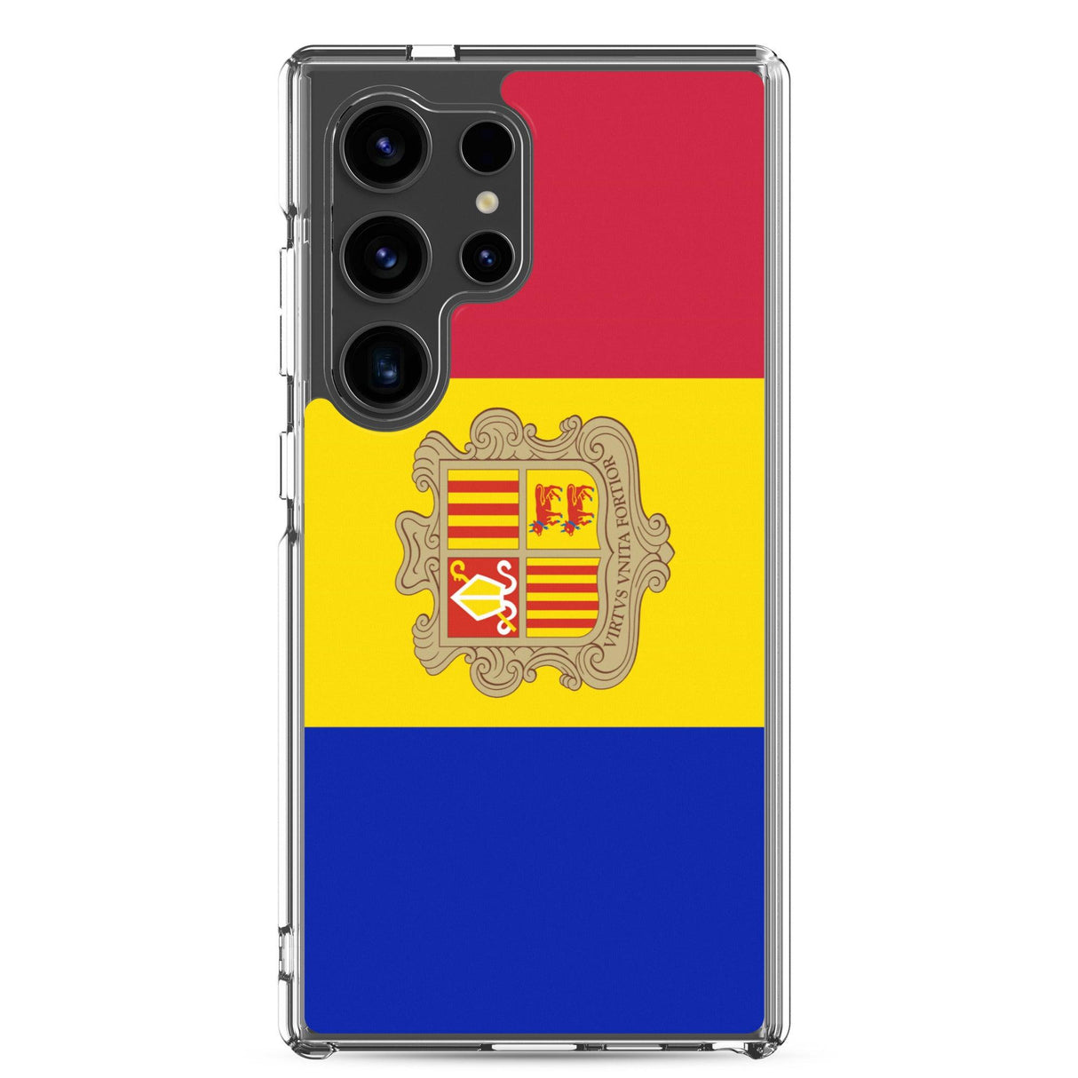 Coque Téléphone Drapeau d'Andorre - Pixelforma