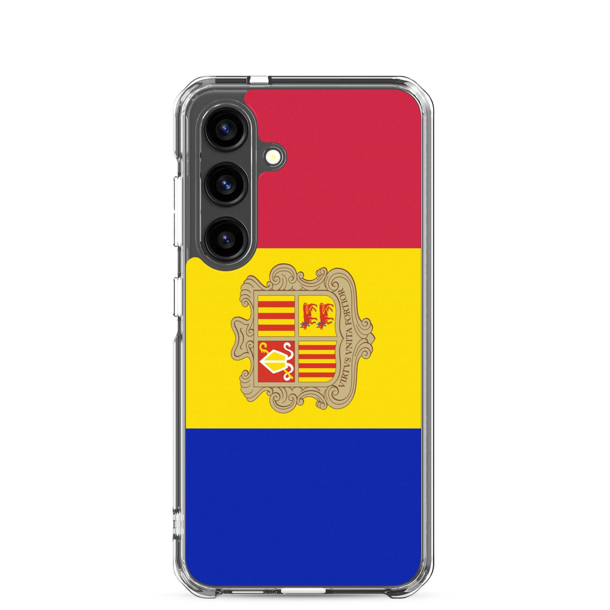 Coque Téléphone Drapeau d'Andorre - Pixelforma