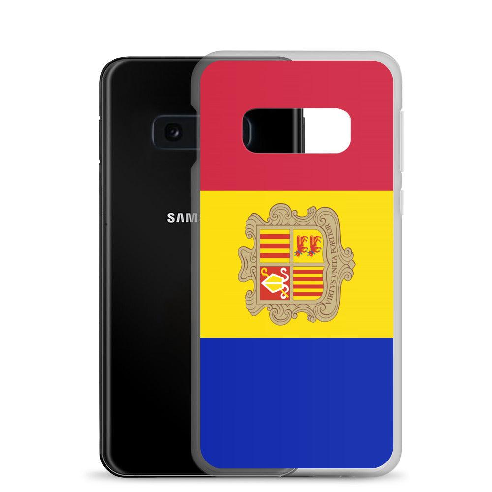 Coque Téléphone Drapeau d'Andorre - Pixelforma