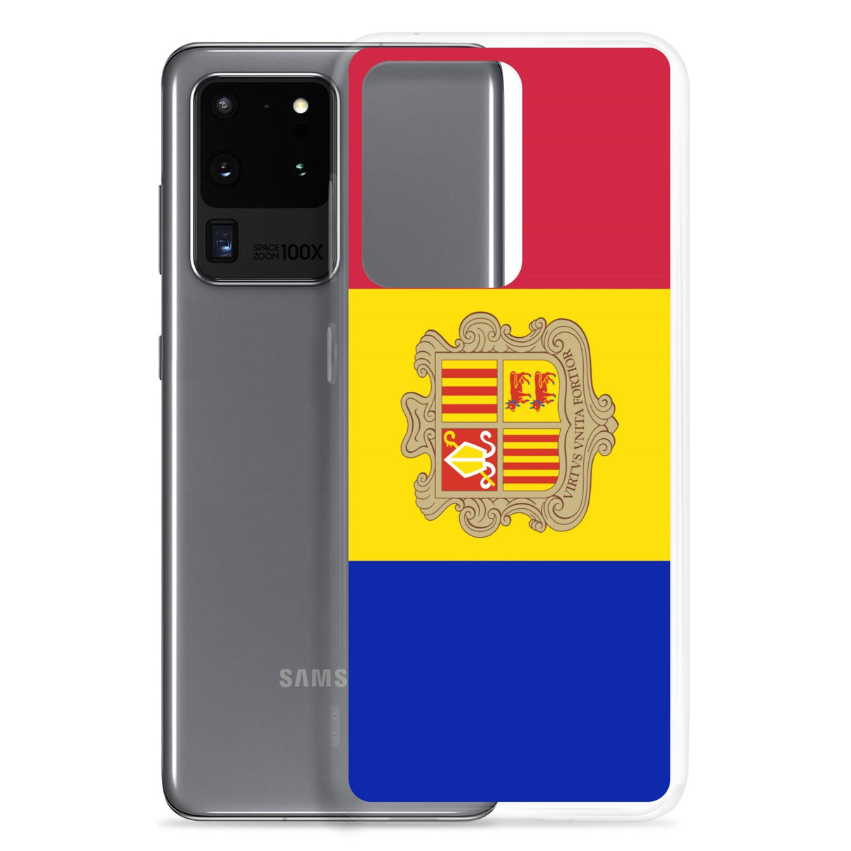 Coque Téléphone Drapeau d'Andorre - Pixelforma